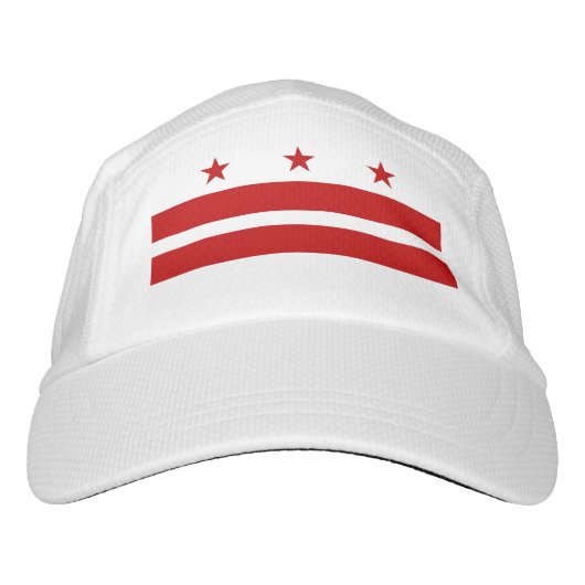 Performance Hat with flag of Washington DC, USA (Front)