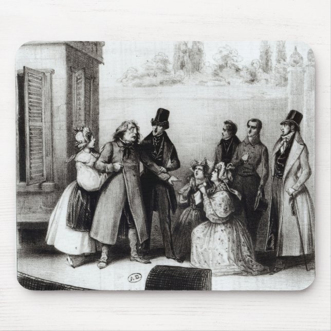 Performance of 'Le Pere Goriot' Mouse Pad (Front)