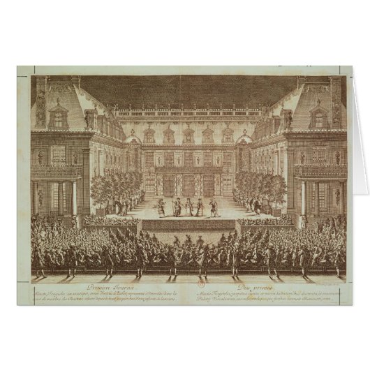 Performance of the opera 'Alceste' Cards (Front Horizontal)