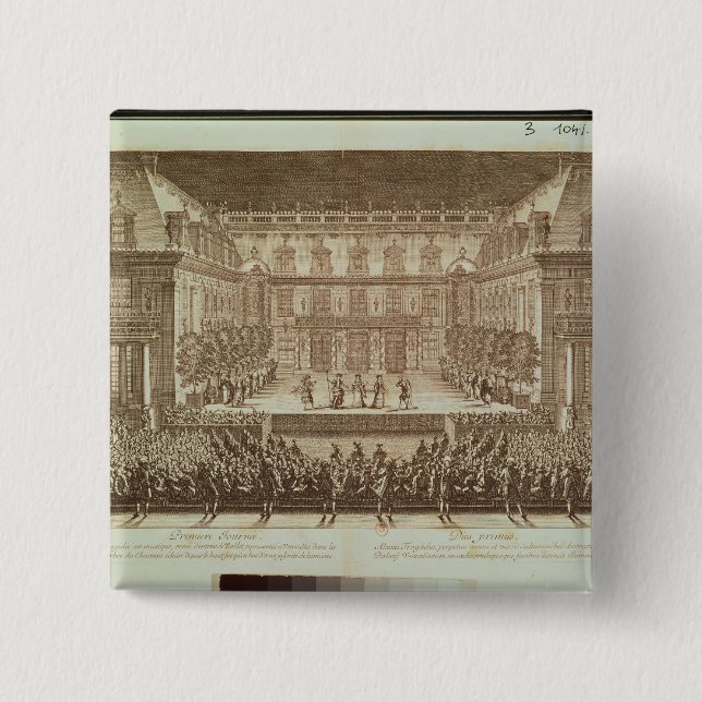 Performance of the opera 'Alceste' Pinback Button (Front)