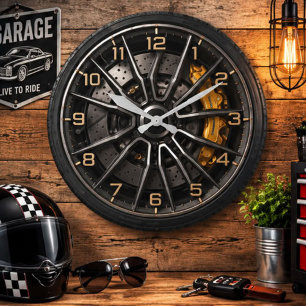 Performance Wheel Rim Large Clock