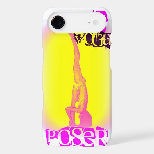Performer Collection:  Yoga Poser Case-Mate iPhone Case (Back)