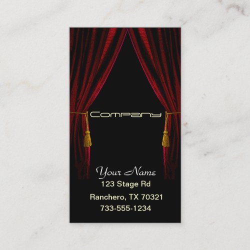 Performing Arts Business Cards