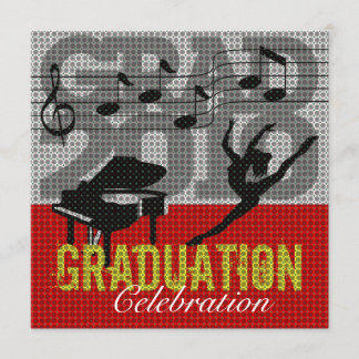 Performing Arts Graduation Party 2 Invitation