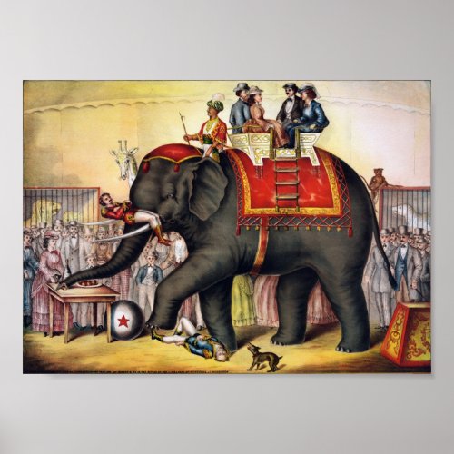 Performing Elephant Poster