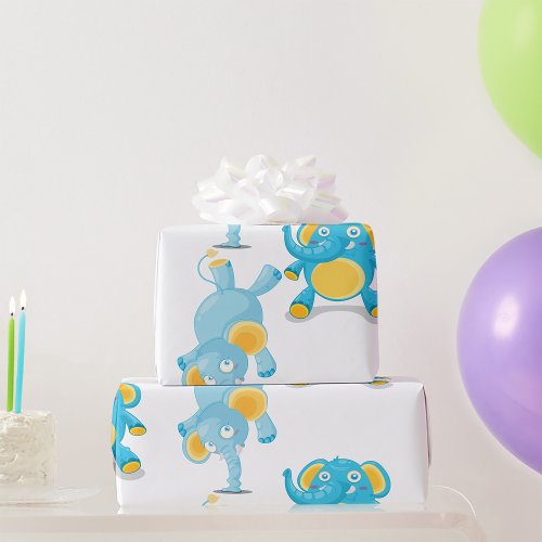 Performing Elephant Wrapping Paper