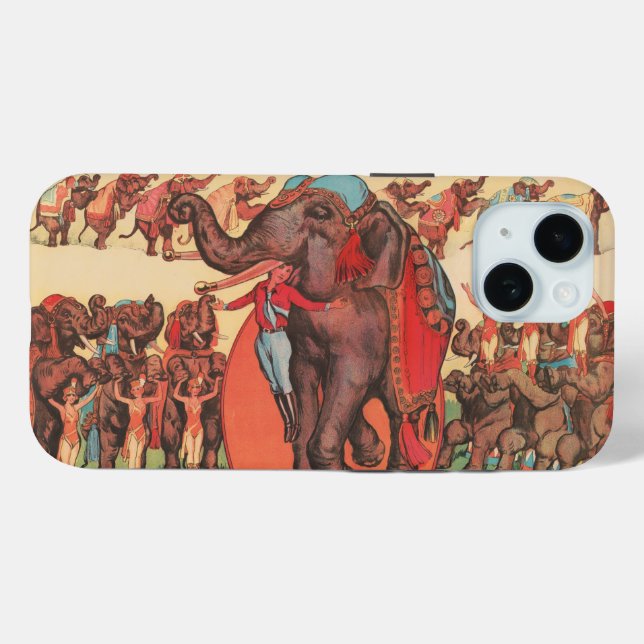 Performing Elephants With Women And Trainer. Case-Mate iPhone Case (Back (Horizontal))