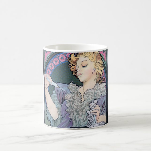 Perfume, Alphonse Mucha Coffee Mug (Center)