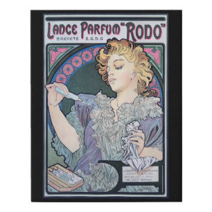 Perfume, Alphonse Mucha Faux Canvas Print