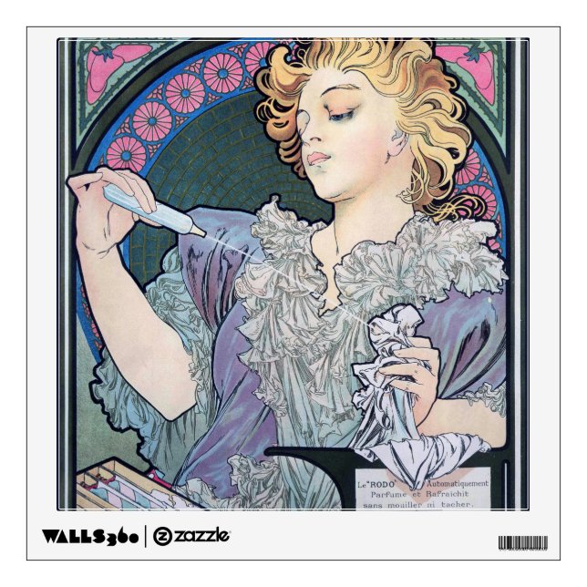 Perfume, Alphonse Mucha Wall Decal (Front)
