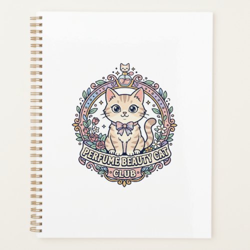 Perfume Beauty Cat Cute Cat T-Shirt Design - Perfu Planner