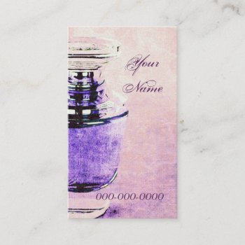 Perfume Bottle Business Card Template by businessdesign at Zazzle