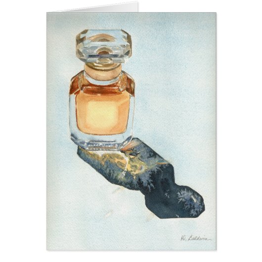 Perfume bottle card (Front)