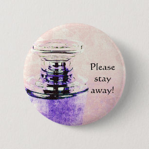 perfume bottle caution pin button