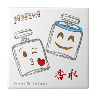 Perfume Bottle Emoji Ceramic Tile