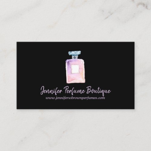 Perfume bottle Essential oil Aroma theraphy Business Card