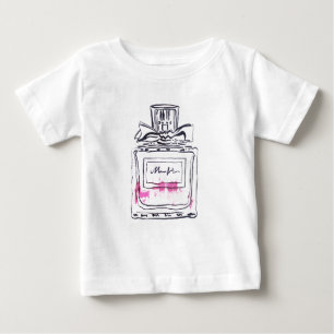 Perfume bottle fashion watercolour illustration baby T-Shirt