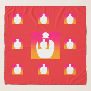 Perfume Bottle Repeat Fashion Accessory Scarf