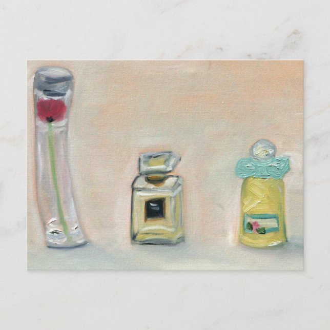 "Perfume Bottles" Postcard (Front)