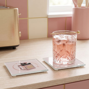 Perfume Glass Coaster