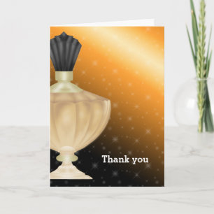 Perfume Letterpress Thank You Card
