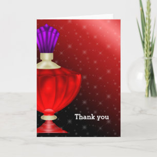 Perfume Letterpress Thank You Card