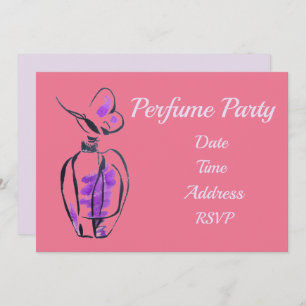 Perfume party plan party invitation