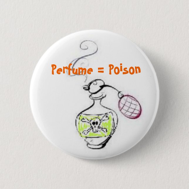 Perfume = Poison Button (Front)