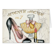 Perfume, Red Lipstick, and a High Heeled Shoe (Front Horizontal)