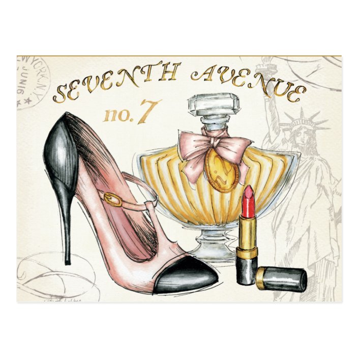 high heel perfume red