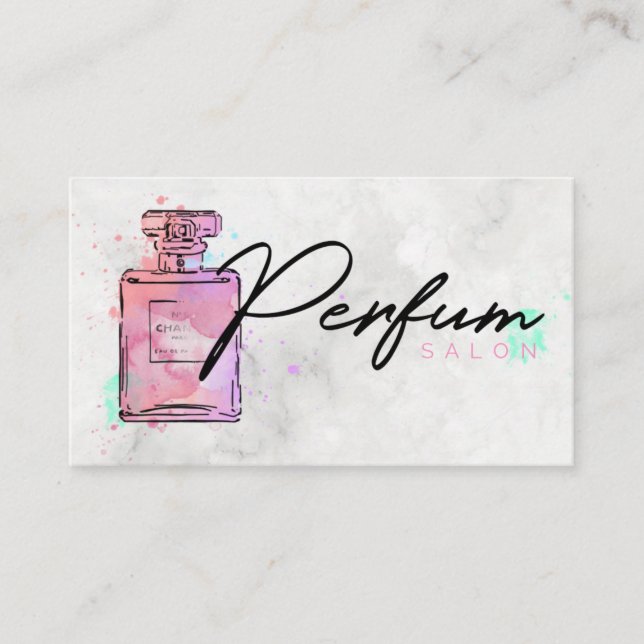 Perfume Salon Business Card (Front)