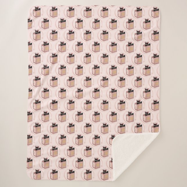 Perfume Sherpa Blanket (Front)