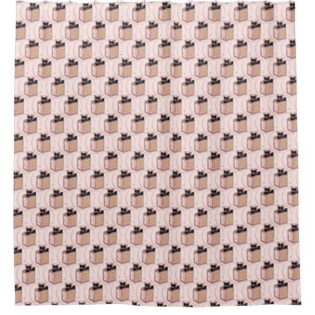 Perfume Shower Curtain (Front)