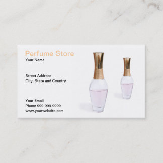 perfume store business card
