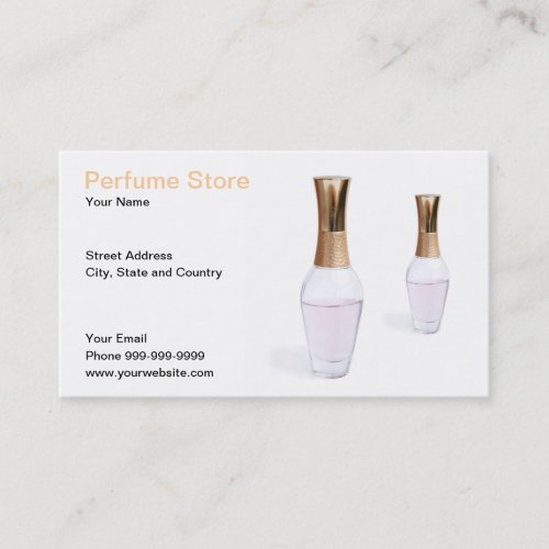 perfume store business card