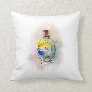 Perfume Throw Pillow