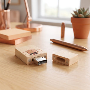 Perfume Wood Flash Drive