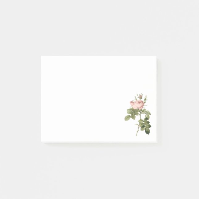 perfumer's rose by Redouté Post-it Notes (Front)