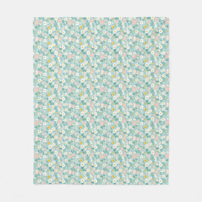 Perfumes Are The Feelings Of Flowers Fleece Blanket (Front)