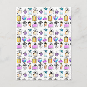 Perfumes Art Postcard