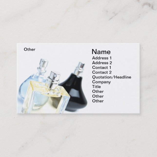 Perfumes Business Card (Front)