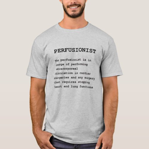 Perfusionist Definition   T_Shirt