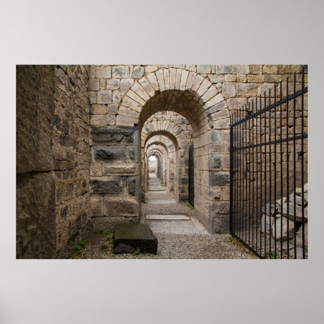 Pergamon Greek Ruins Poster (Front)