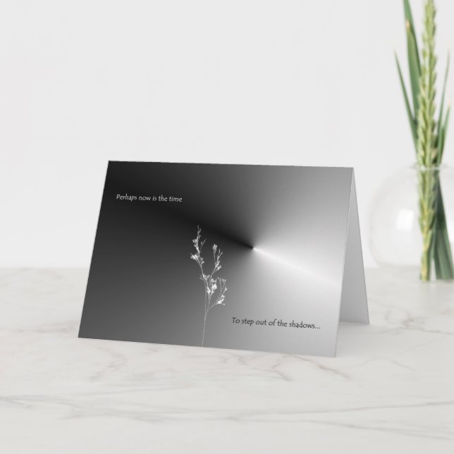 Perhaps now is the time card (Front)