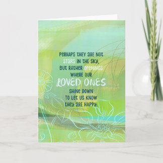 Perhaps the Stars are Our Loved Ones Card