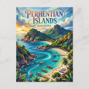Perhentian Islands Malaysia Postcard
