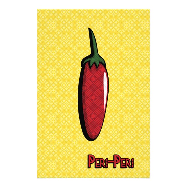 Peri-Peri Chili Pepper Art Print (Front)