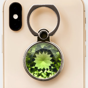 Peridot Crystal Pattern Phone Ring Stand