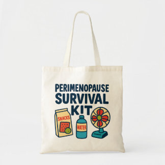 Perimenopause Survival Kit – Funny Tote for Snacks