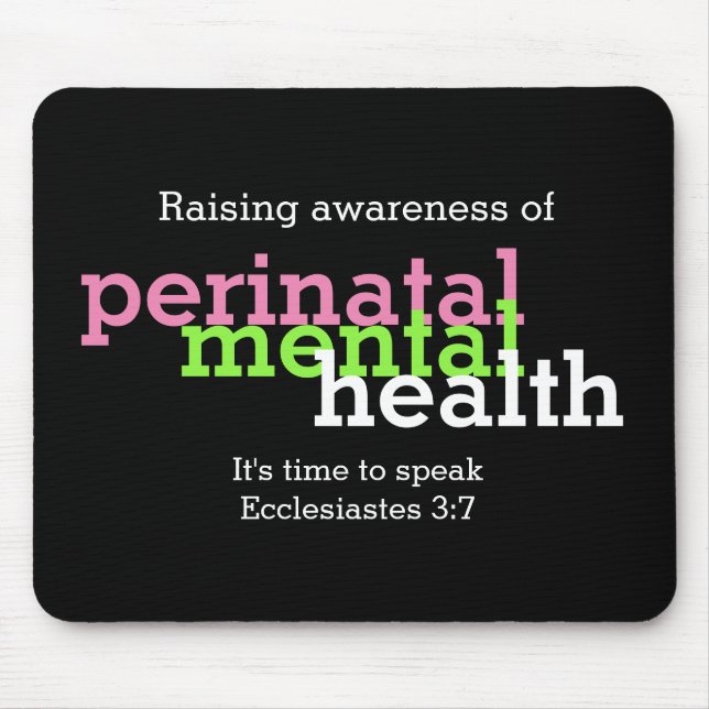 PERINATAL Mental Health Awareness Mouse Pad (Front)